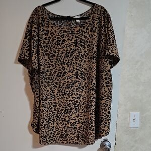 Chic Animal Print Blouse for Women
